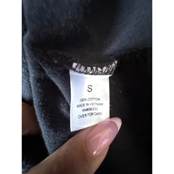 Pacsun Black Scallop Fit T-Shirt Size Small - Picture 4 of 4